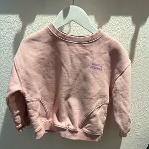 Pink Sweatshirt Zara